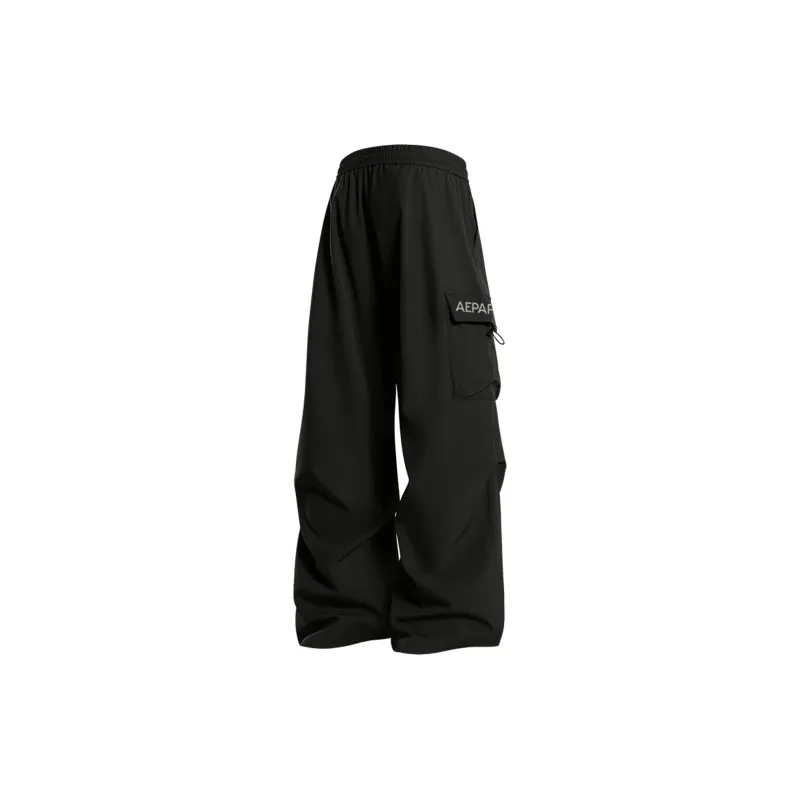 SWAMP AREA Casual Pants Unisex Black-1