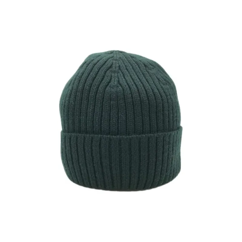 Maison Kitsune Bold Fox Head Patch Knitted Beanie-3