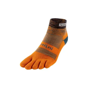 INJINJI Mid-Calf Socks Unisex 1 Pack Orange