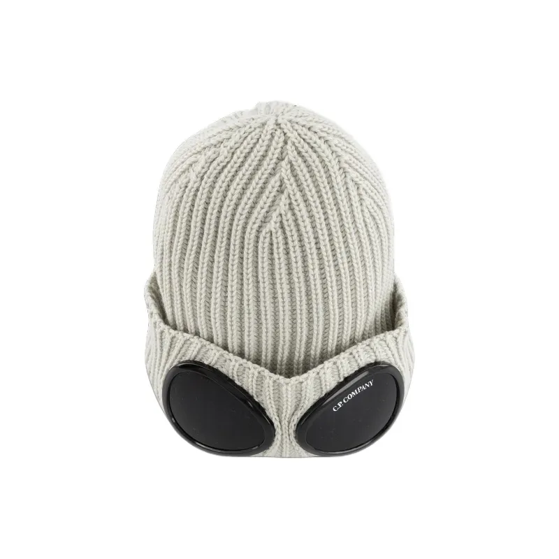 C.P.Company Goggle Detailed Turn Up Hem Beanie-1