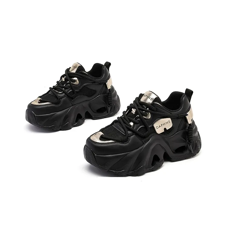 DAPHNE Anti-Slip Wear-Resistant Low-Top Chunky Sneakers Women's-2