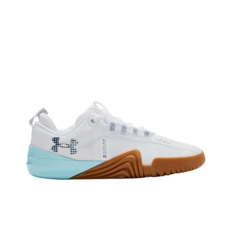 Under Armour Reign 6 Anti-Slip Wear-Resistant Low-Top Training Shoes Women's White-1