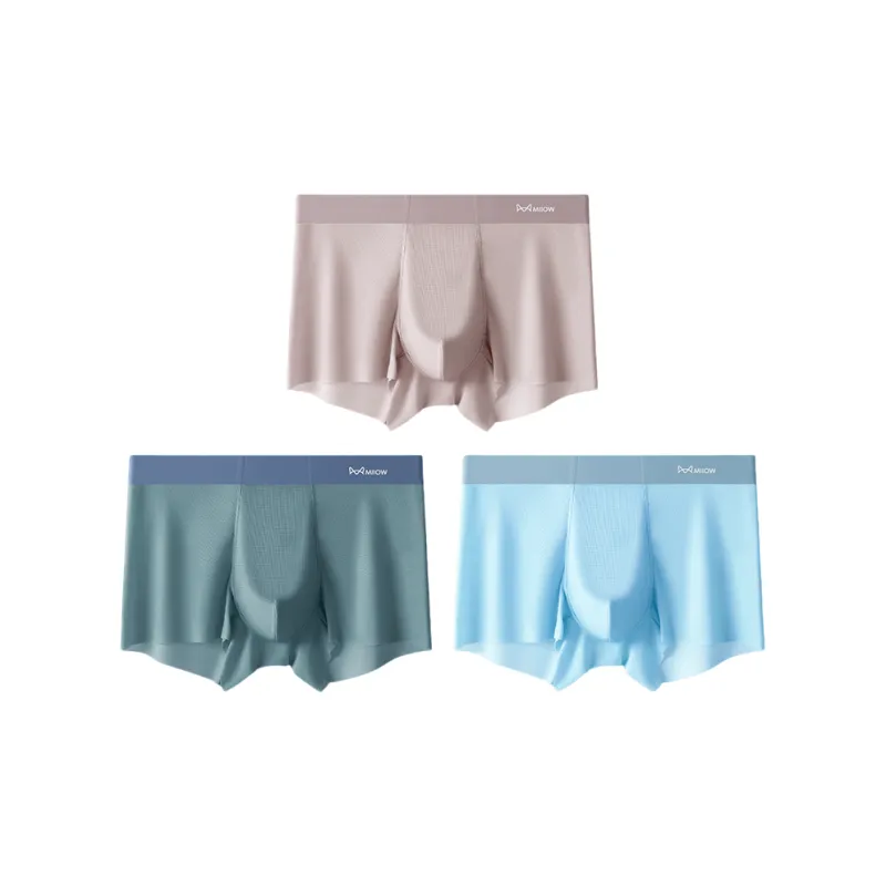 MIIOW Cooling Summer Collection Trendy Party Collection Underpants Men's 3 Pack-7