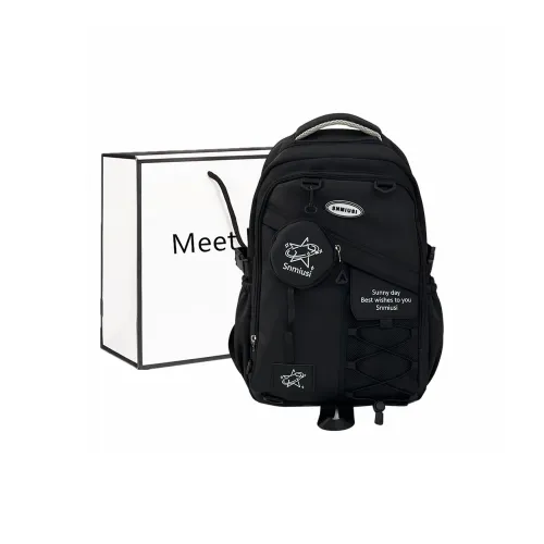Fitchell Nylon Backpack Unisex Black/Khaki/Green/Blue/Grey