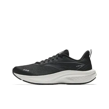 Anta Cushioning Breathable Rebound Low Top Training Running Shoes Men's Black Gray