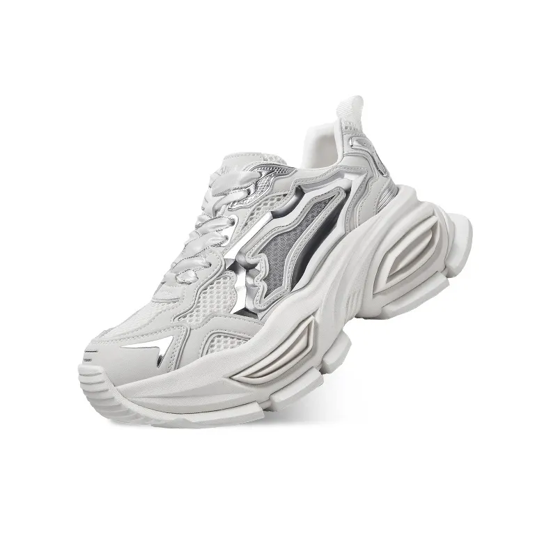 CHERYKALLY Anti-Slip And Wear-Resistant Height Increasing Low-Top Chunky Sneakers Women's-2