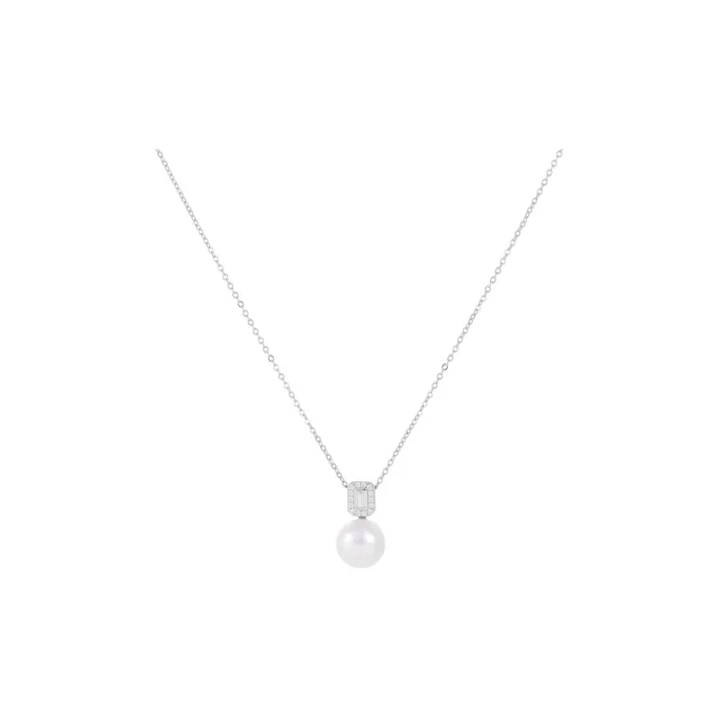 VIOLET S925 Silver Necklaces Women's-0
