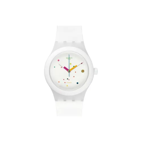 SWATCH Unisex 42mm White Watch SUTW400