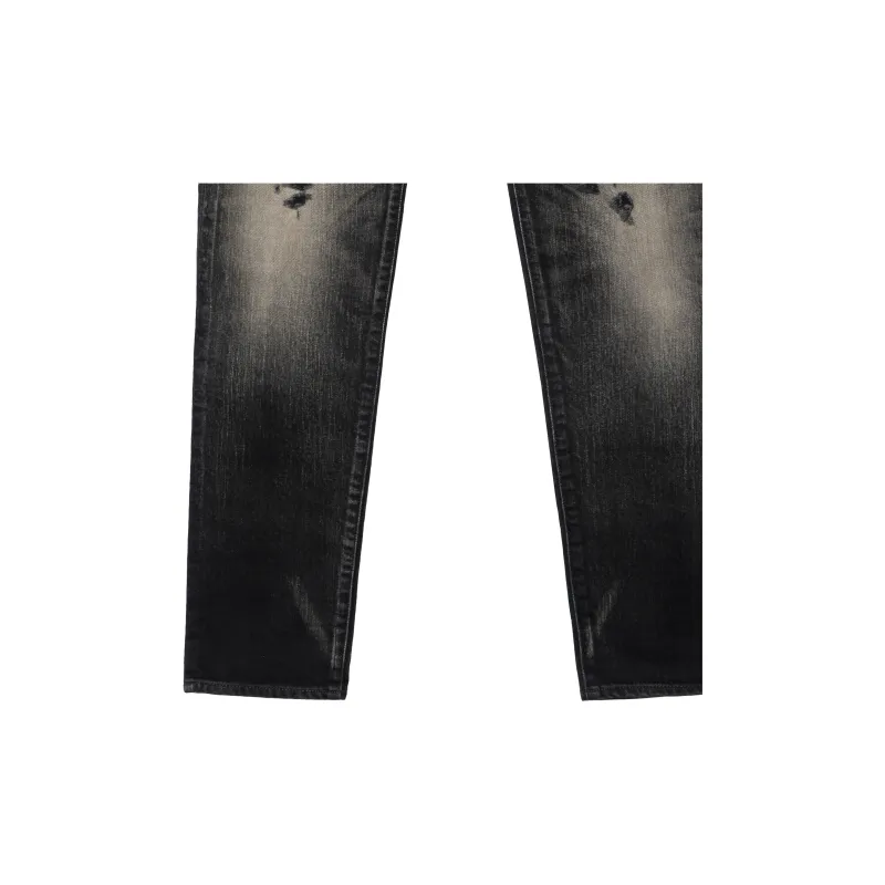 BALMAIN Jeans Men Black-7