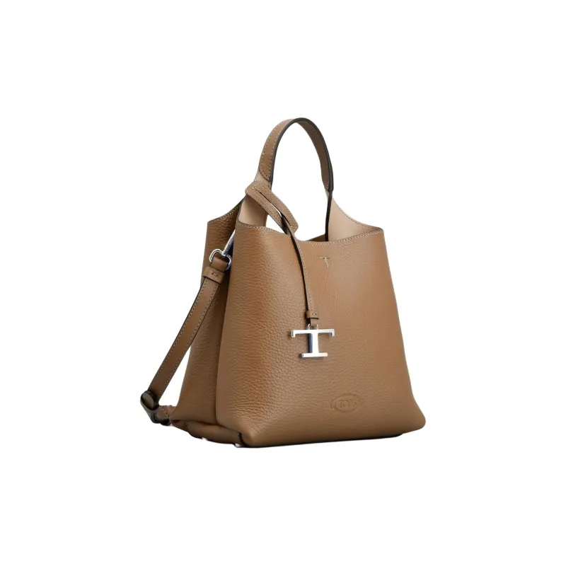 TOD'S Leather One Shoulder Handbags Mini Women's Brown-1