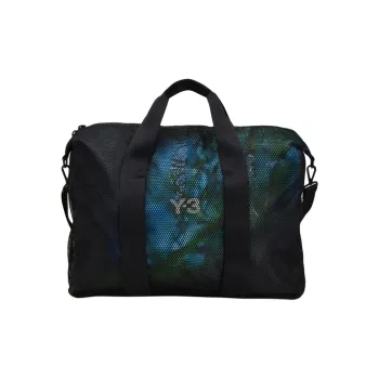 Y 3 Polyamide Travel Bag Men's Black