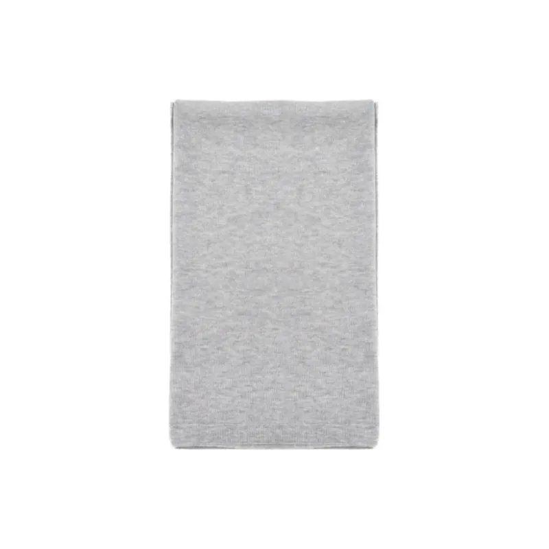 TOTEME Lyocell, Wool, Knitted Fabric Knit Scarves Women's Gray-0