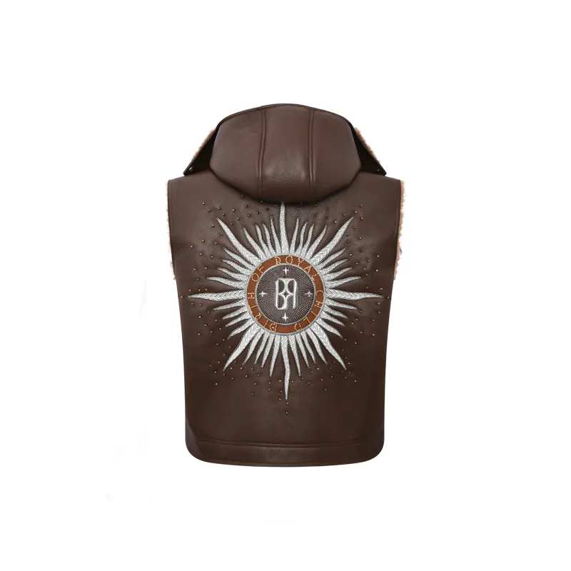BIRTH OF ROYAL CHILD Vest Unisex Brown-1