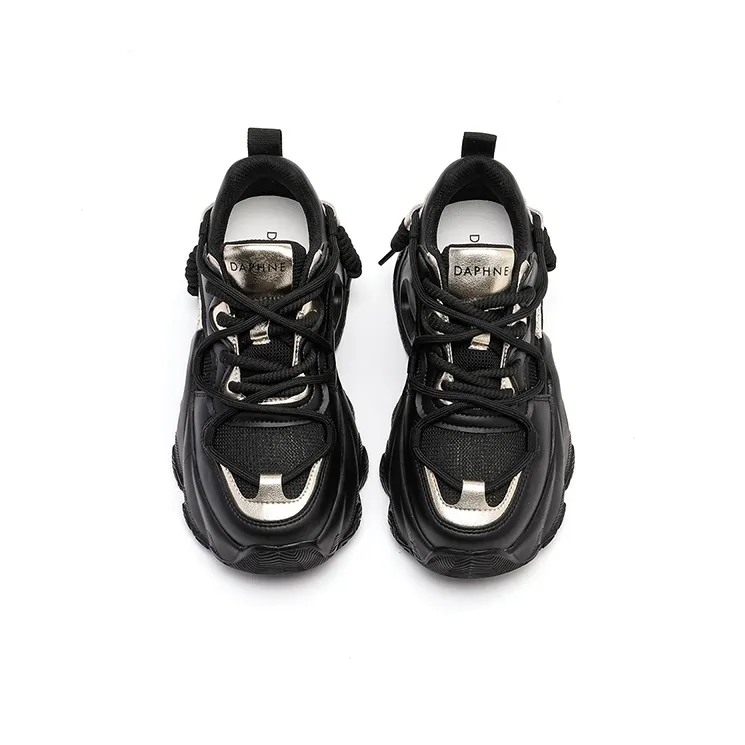 DAPHNE Anti-Slip Wear-Resistant Low-Top Chunky Sneakers Women's-3