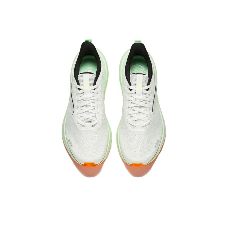Anta Mach 5 SE Cushioning, Breathable, And Resilient Design Low Top Training Running Shoes Men's White Green Black-2