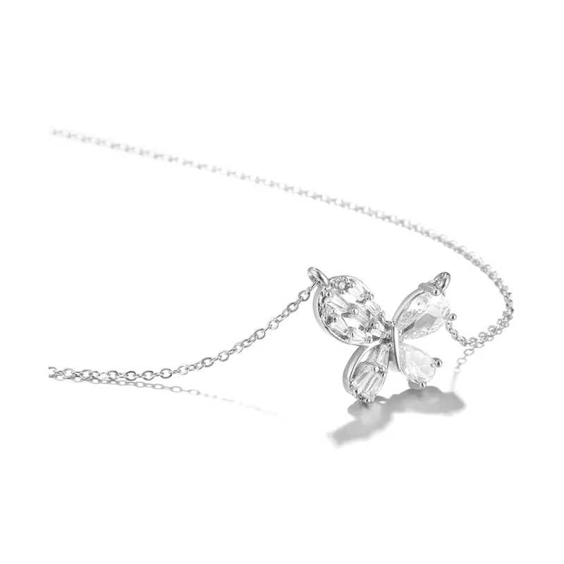 Clect Synthetic Cubic Zirconia Necklaces Women's-2