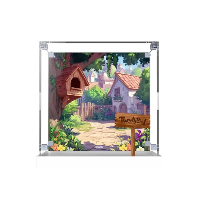 KGBOX Building Blocks 40824 Sweetheart Cui Di Acrylic Transparent Display Case Storage Box Model Accessories-5