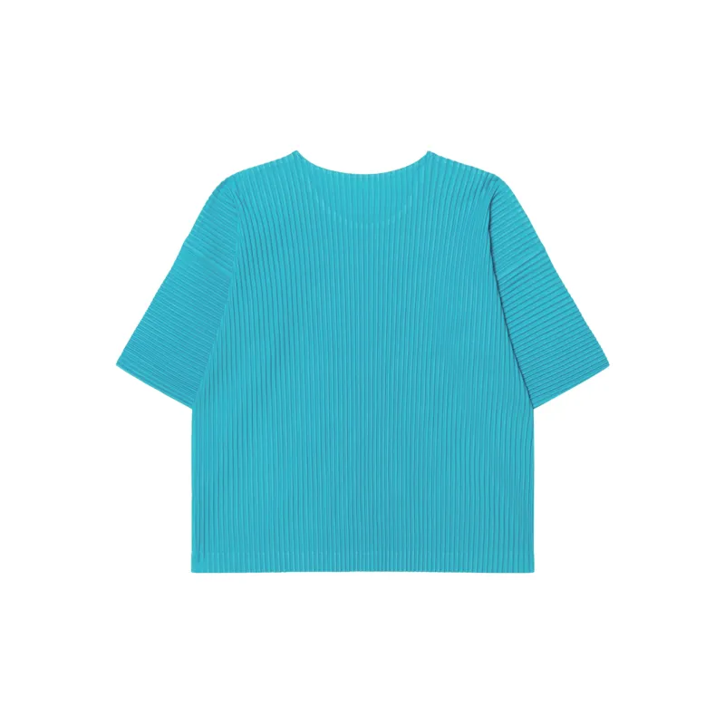 ISSEY MIYAKE T Shirt Men's Emerald Blue-1