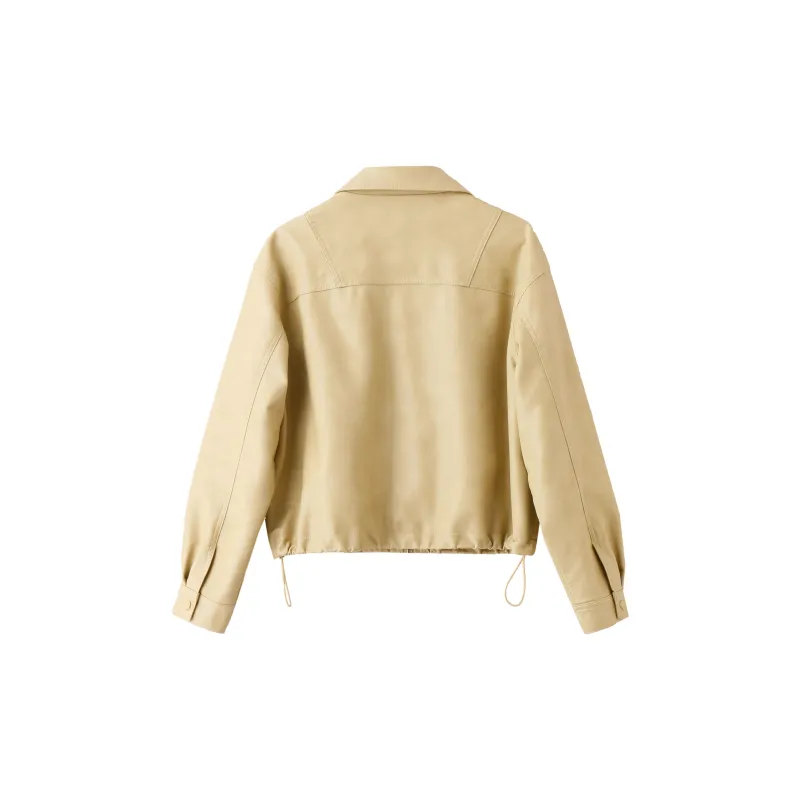 Yi Mengyuan Leather Jacket Women's-1