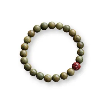 LOVEYOU PAI Green Sandalwood Bracelets Unisex