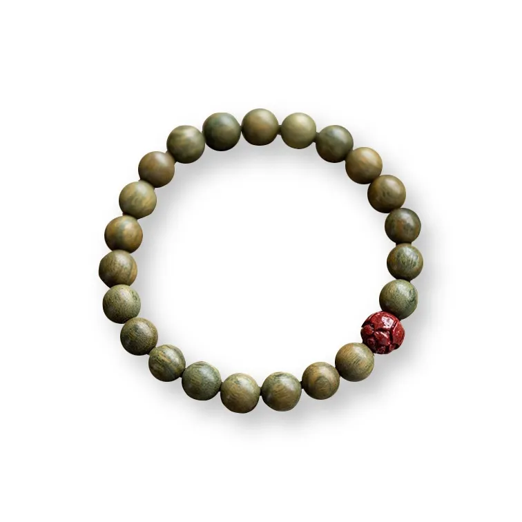LOVEYOU PAI Green Sandalwood Bracelets Unisex-0