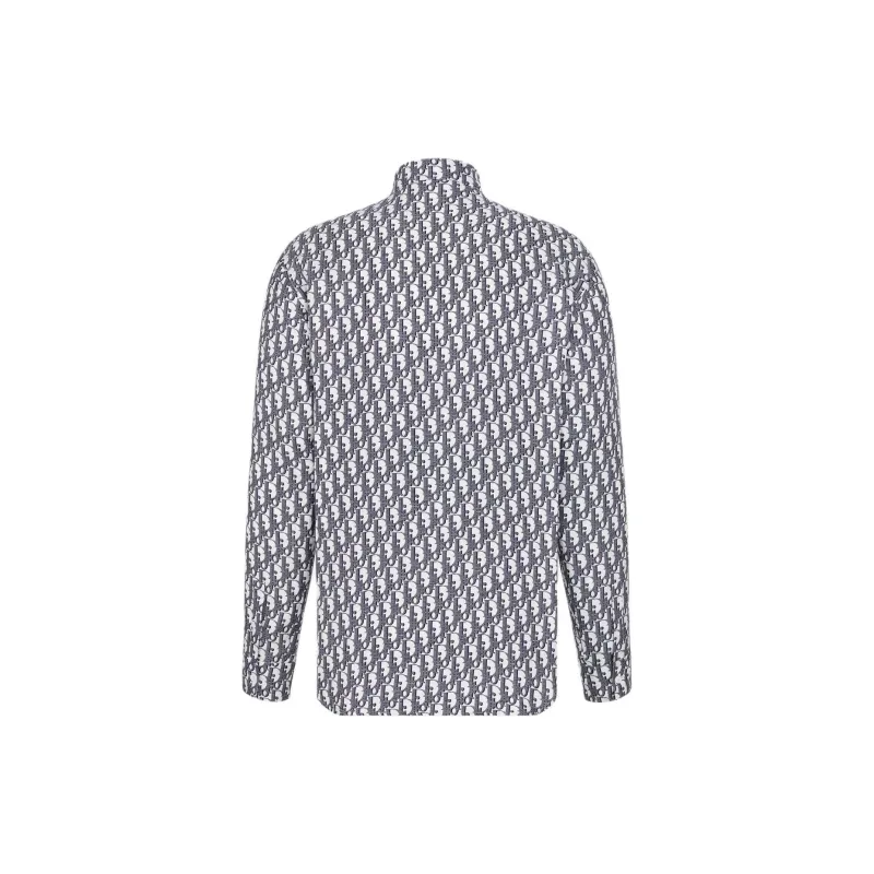 DIOR SS25 Summer Men's Clothing Collection Shirt Men's Blue White-1