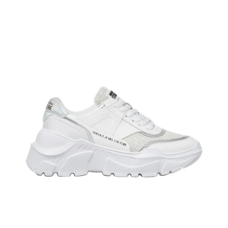 VERSACE JEANS COUTURE Speedtrack Low Top Casual Shoes Women's White-1
