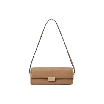 MICHAEL KORS Ludlow Leather Handbag Shoulder Bag Small Size Women's Light Brown