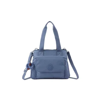 Kipling Fabric Tote Bag, Shopping Bag, Shoulder Bag, Crossbody Bag, Handbag Medium Size Unisex Blue