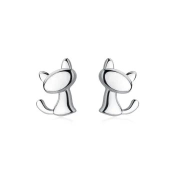D.K.X S925 Silver Stud Earrings Women's
