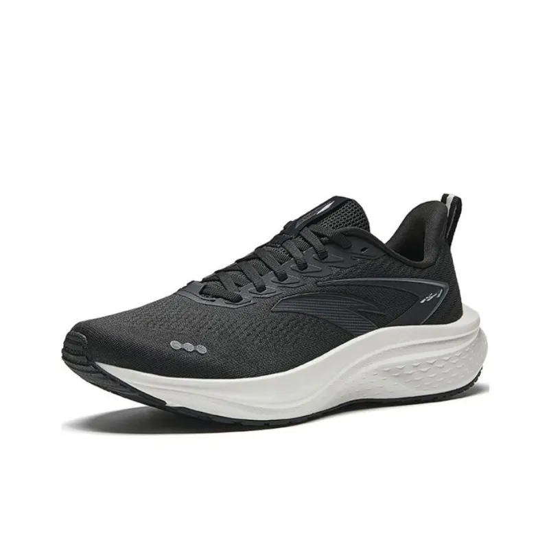 Anta Cushioning Breathable Rebound Low-Top Training Running Shoes Men's Black Gray-1