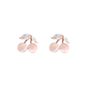 CHIMERA Glass Cat Eye Earrings Women's