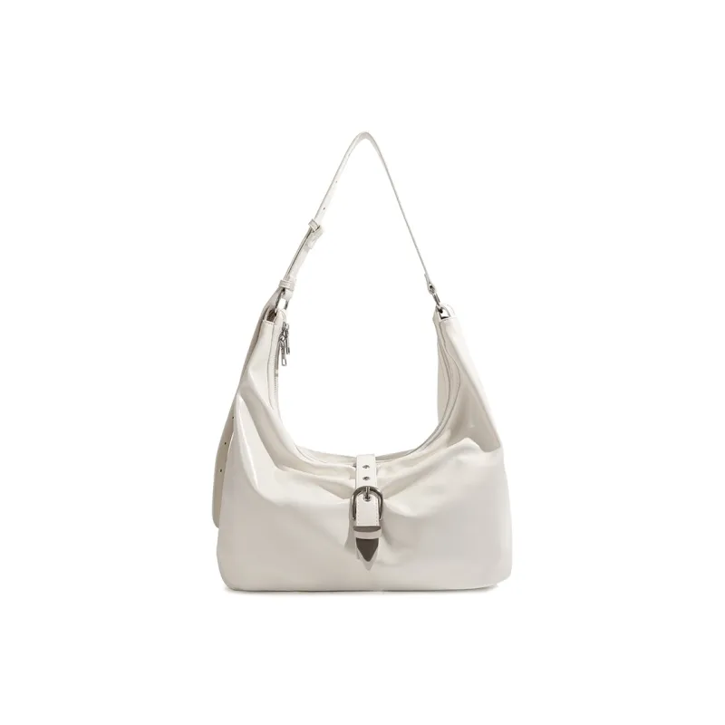 BEMIX PETS PU Shoulder Bag Medium Size Women's Silver-3