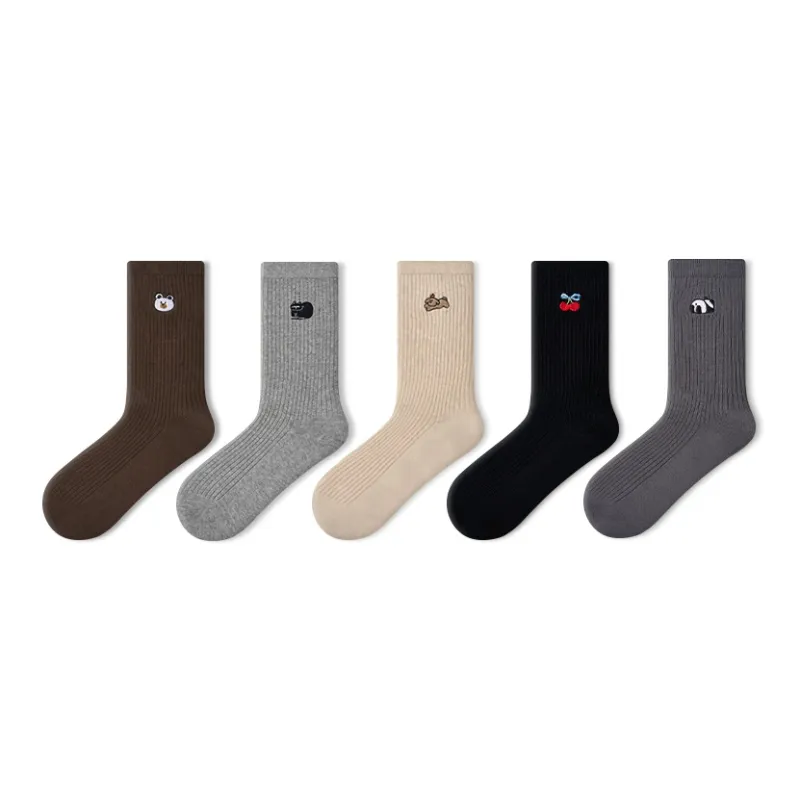 Primeet Mid Calf Socks Women's 5 Pack-3