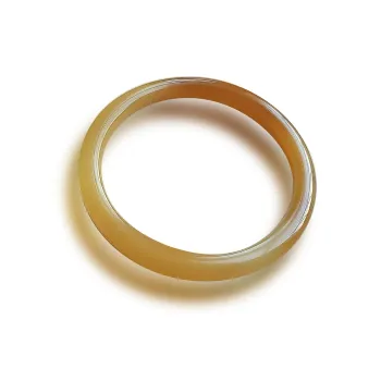 Gu He Hetian Jade Bangles Sugar Jade Unisex