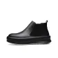 Black Fleece-Lined Insulated Shoes