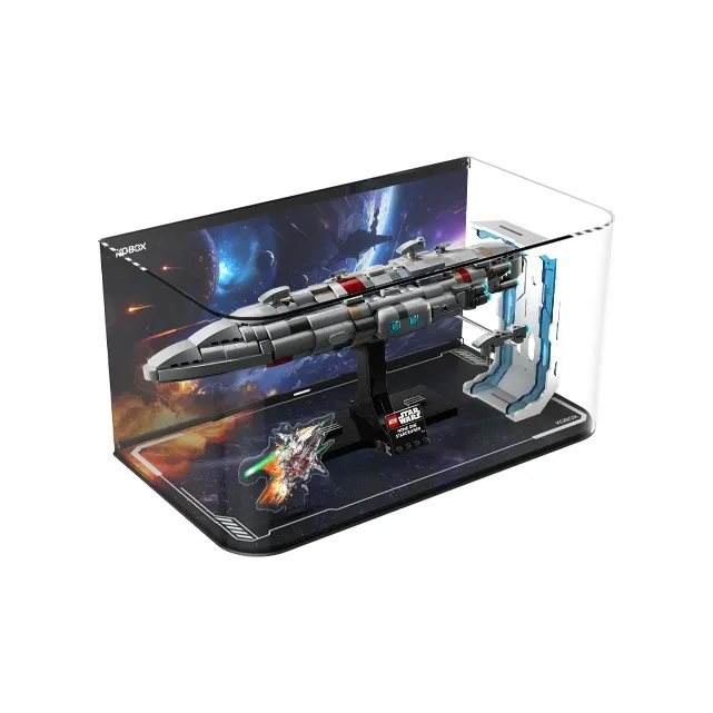 KGBOX Star Wars 75405 Home One Xingji Cruiser Acrylic Display Case Model Accessories-7