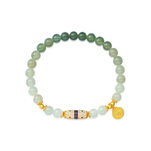 ME LUXE Hetian Jade Bracelets Pale Greenish White Jade Women's