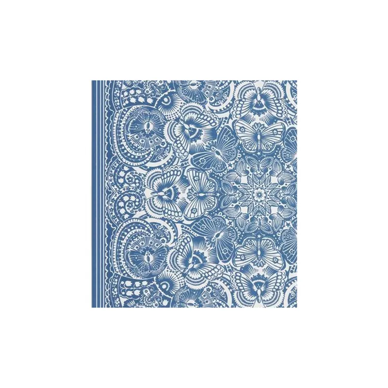 DIOR Mulberry Silk Scarves Women's Blue-2