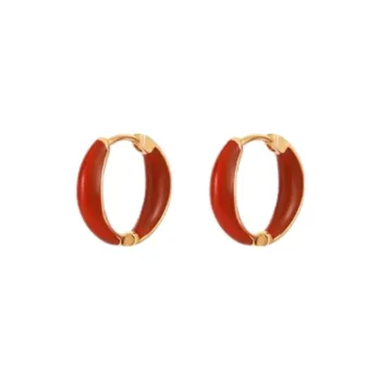 Kim Heng Hee S 990 Silver Earrings Women's