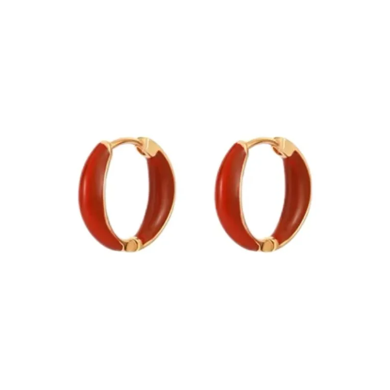 Kim Heng Hee S990 Silver Earrings Women's-0