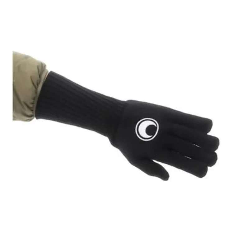 Marine Serre Logo Embroidered Full Finger Gloves-3