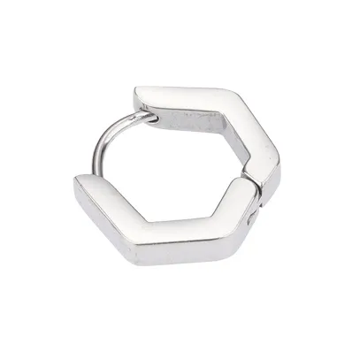 QIANFANGDAHUANGYE Titanium Steel Earrings Unisex-0