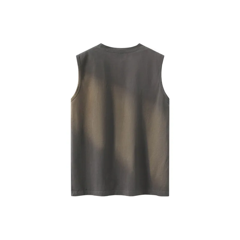 FASTFISH Tank Tops Unisex Beige Apricot-9