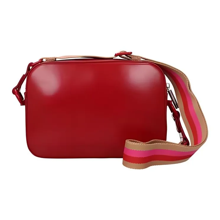 LIU·JO Polyester Shoulder Bag Crossbody Bag Medium Size Women's Red Spelled Strawberry Color-2