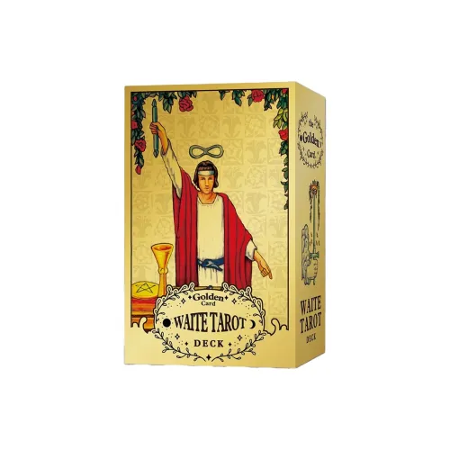 WEITETALUO Tarot White Bafu White Bafu Taluo Beginner's Gold Foil Silver Foil Board Games