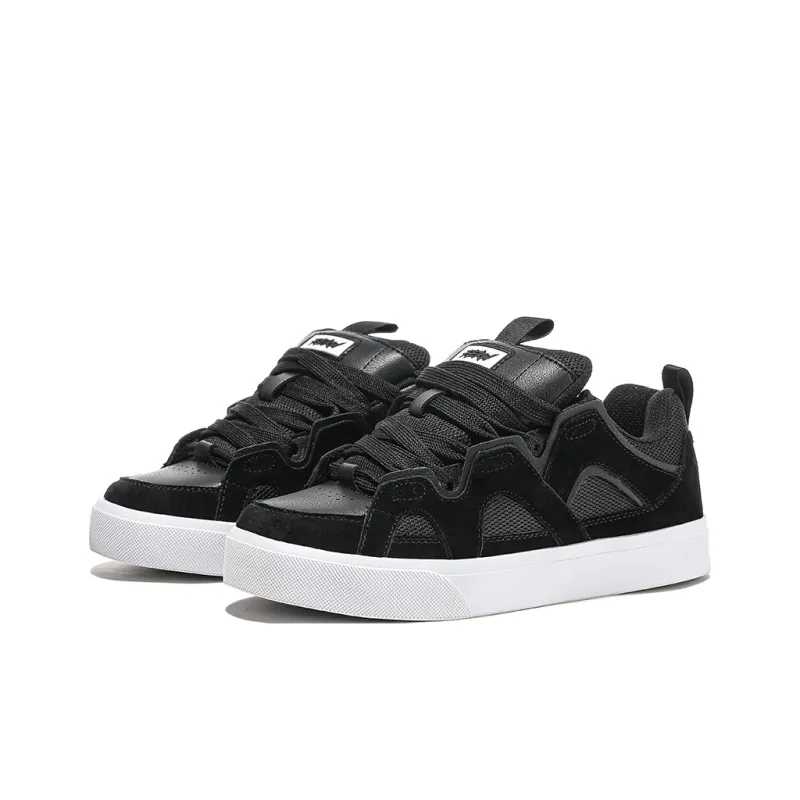 FERW Black Pearl Anti Slip And Wear Resistant Breathable Low Top Skateboard Shoes Unisex-15