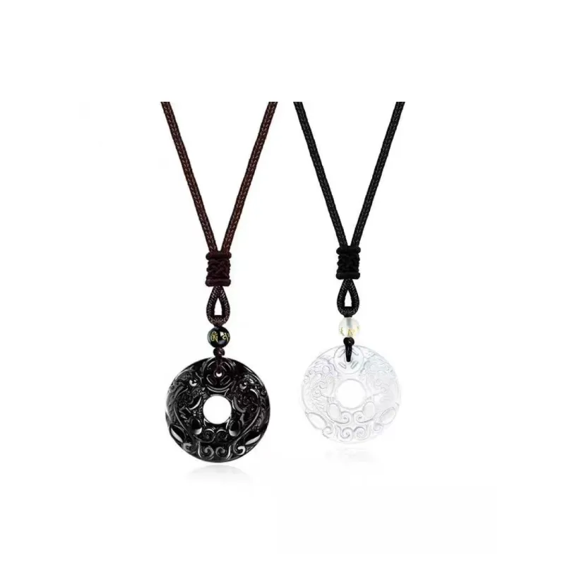 Fei Yu Chalcedony Jade Necklaces Unisex-4