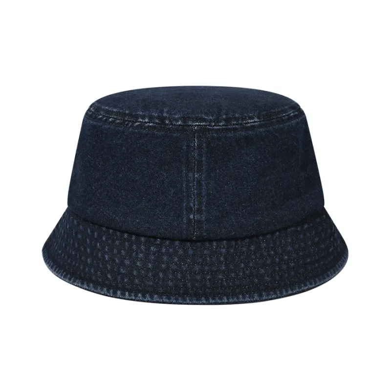 COVERNAT Cotton, Denim Bucket Hats Unisex Blue-1