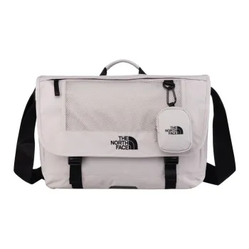 THE NORTH FACE Polyester Messenger Bag, One Shoulder Handbag Large Size Men's Gray White